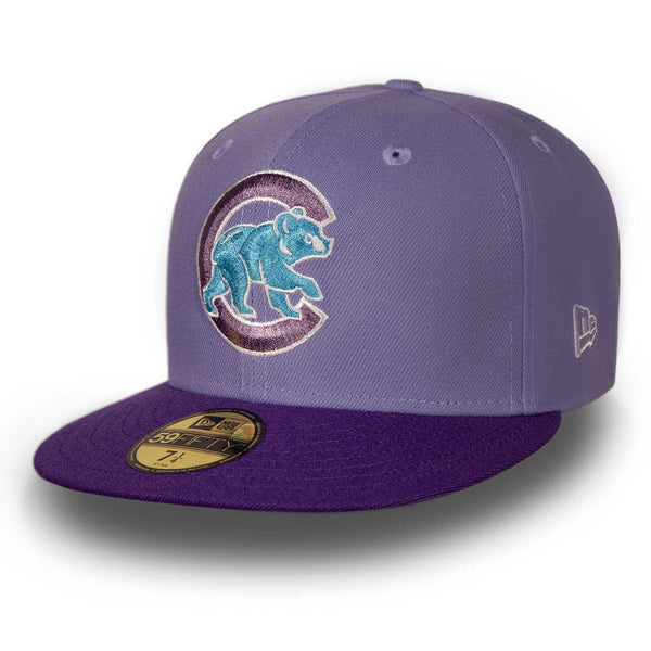 Chicago Cubs 2016 World Series Lavender Walking Bear 59FIFTY Fitted Cap