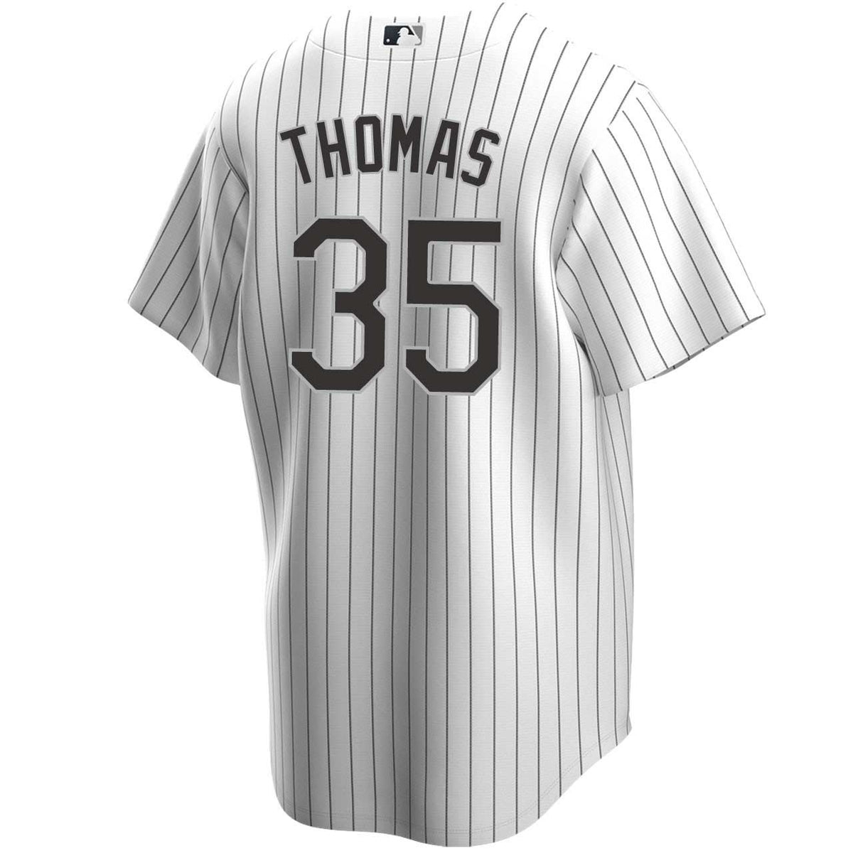White Sox No35 Frank Thomas Grey Road Women's Stitched Jersey