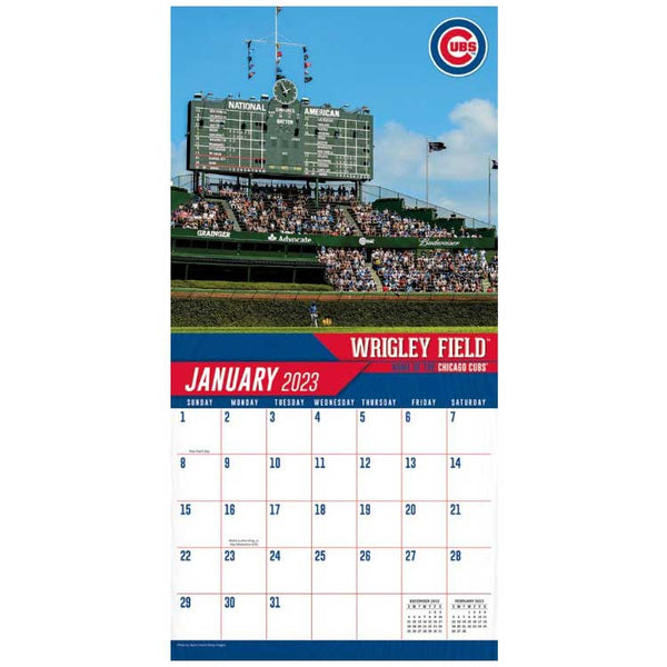 Chicago Cubs Wrigley Field 2023 Calendar