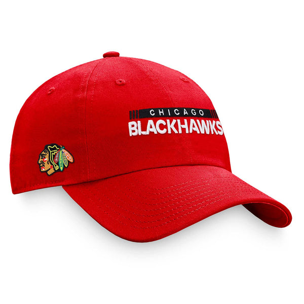 Chicago Blackhawks Authentic Pro Rink Red Unstructured Adj. Cap