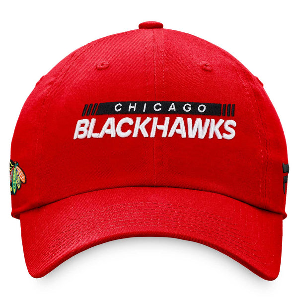 Chicago Blackhawks Authentic Pro Rink Red Unstructured Adj. Cap