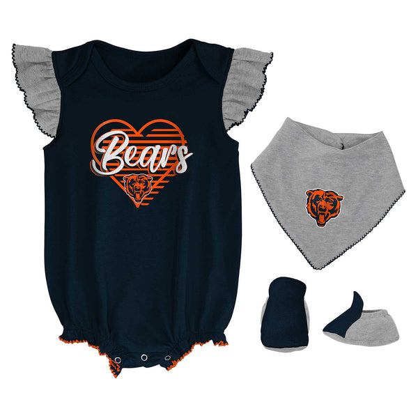 Chicago Bears Infant All The Love Creeper Set