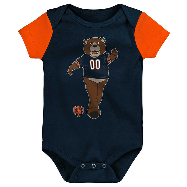 Chicago Bears Infant Little Champ Mascot Creeper Set