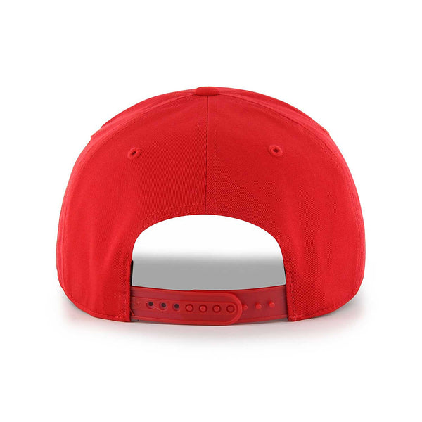 Chicago Bulls Red Crosstown Script Hitch Adjustable Cap