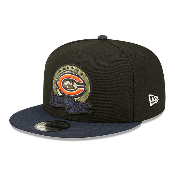 Chicago Bears 2022 Black Sideline 9FIFTY Snapback