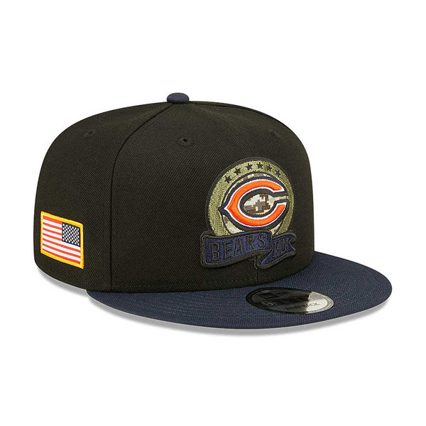 Chicago Bears 2022 Black Sideline 9FIFTY Snapback
