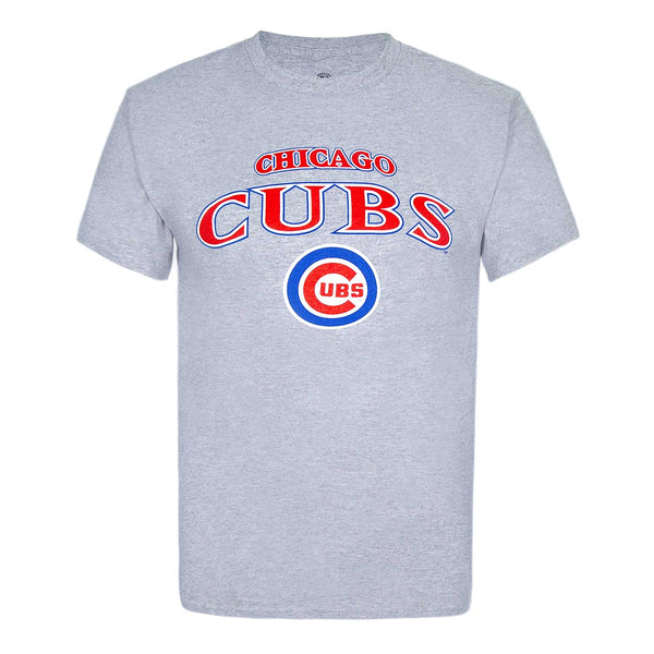 Chicago Cubs Youth Vintage Classic Grey T-Shirt