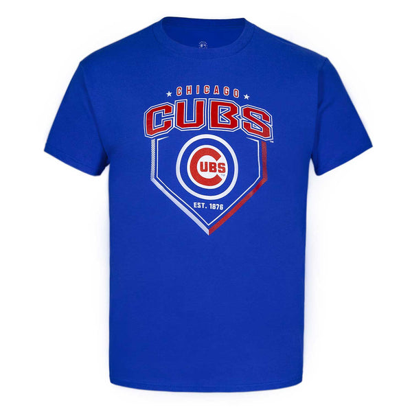 Chicago Cubs Youth Vintage Classic Royal Blue T-Shirt X-Large = 18-20