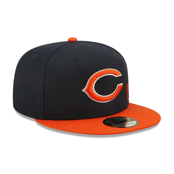New Era Chicago Bears Black & White 9FIFTY Snapback Hat