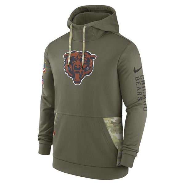 NEW Chicago Bears Football 2022 Salute to Service Sideline Hoodie
