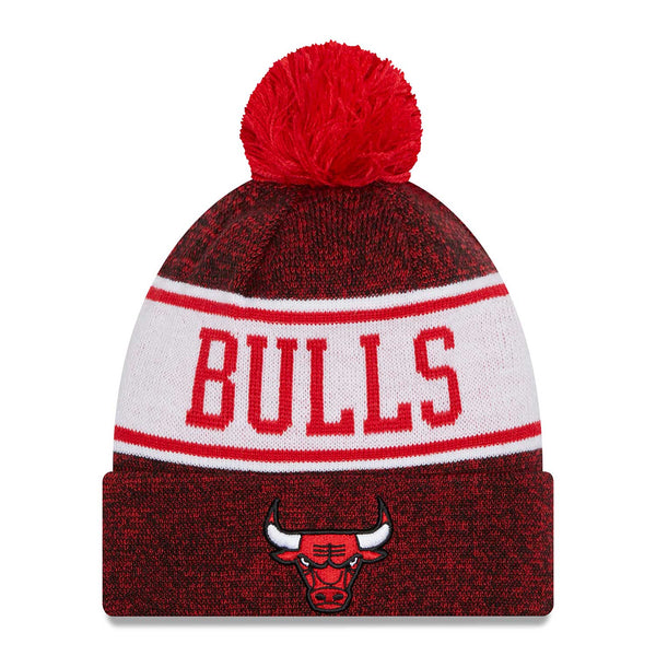Chicago Bulls Banner Lined Knit Hat W/ Pom