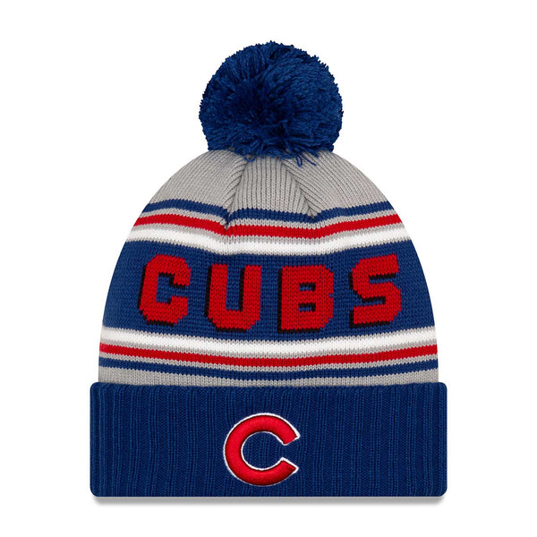 Chicago Cubs Cheer Knit Hat w/ Pom