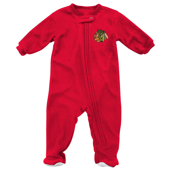 Chicago Blackhawks Infant Primary Fleece Sleeper