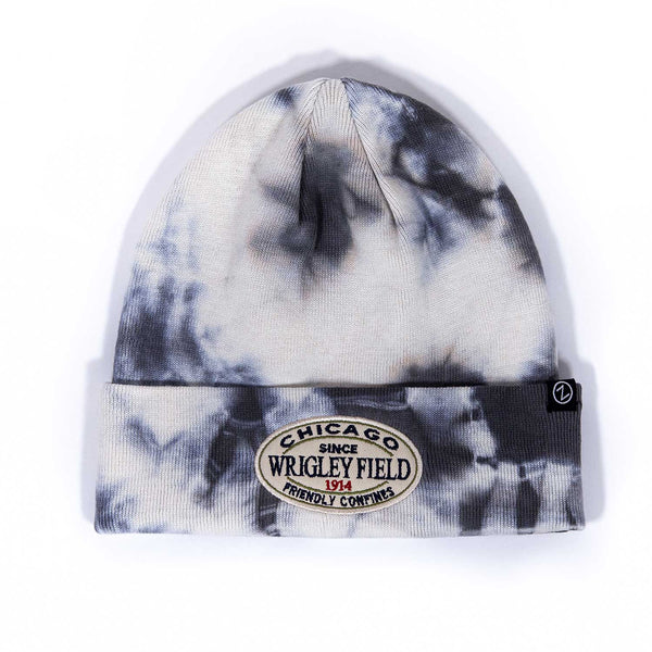 Wrigley Field Rampart Tie Dye Cuffed Knit Hat