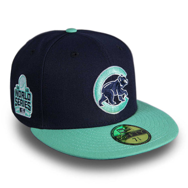 Chicago Cubs Mint Navy World Series 59FIFTY Fitted Cap