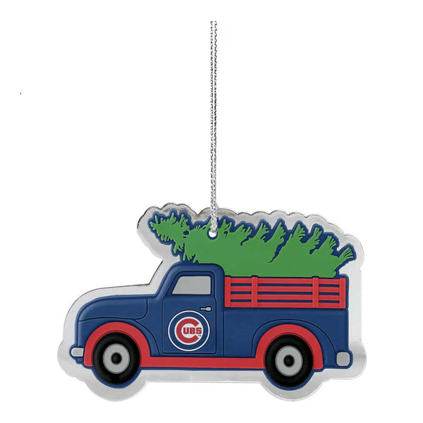 Chicago Cubs Holiday Truck Ornament