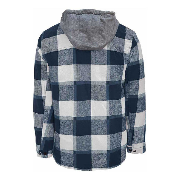 Chicago Bears Big Joe Sherpa Full-Zip Hooded Flannel Jacket