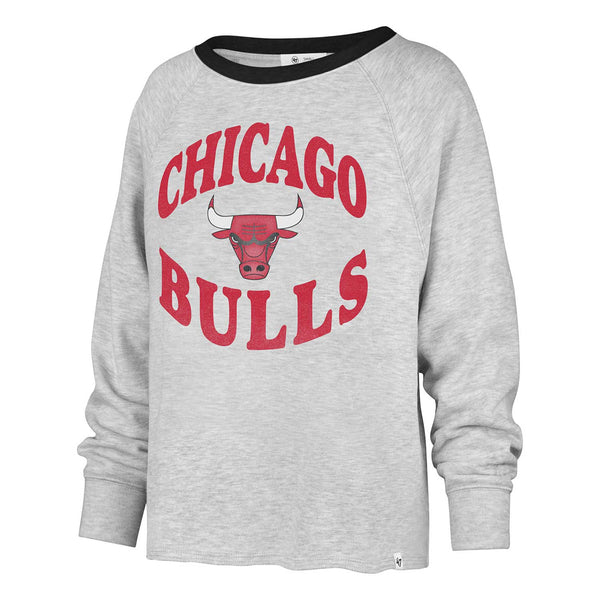 47 Chicago Bulls Ladies Upstage Kennedy Cropped Crew Sweatshirt Large