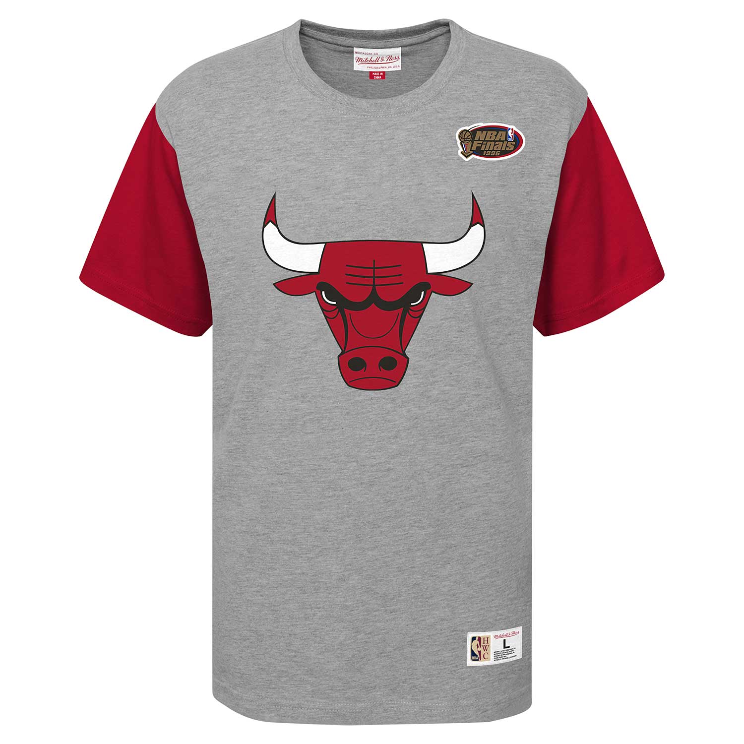 Chicago Bulls Youth Color Blocked T-Shirt - X-Large = 18-20