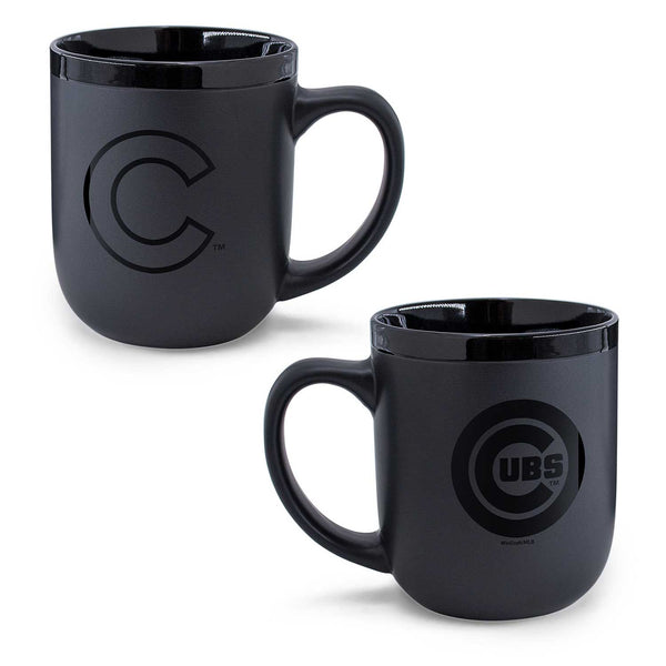 Chicago Cubs Black Out 16oz Ceramic Mug