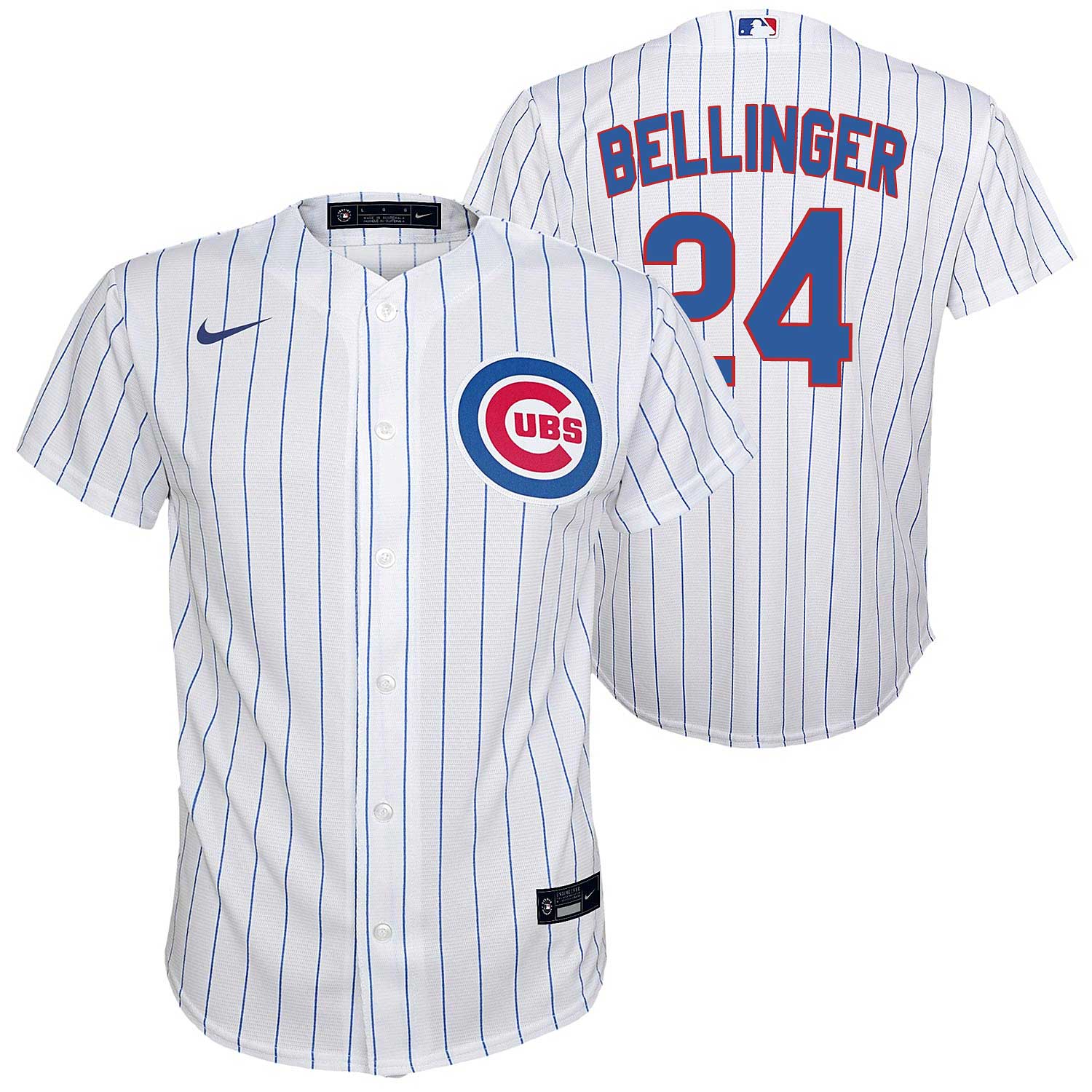 Chicago Cubs Cody Bellinger Youth Nike Home Replica Jersey with Authentic Lettering Small = 6-8