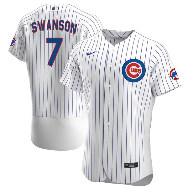 Chicago Cubs Dansby Swanson Nike Home Authentic Jersey