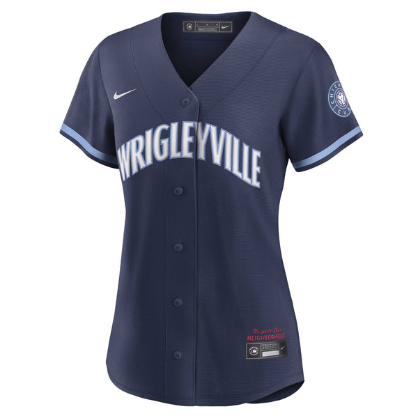 Chicago Cubs Ladies City Connect Nike Replica Jersey
