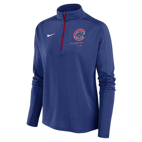 Chicago Cubs Ladies Nike Pacer 1/4-Zip Sweatshirt
