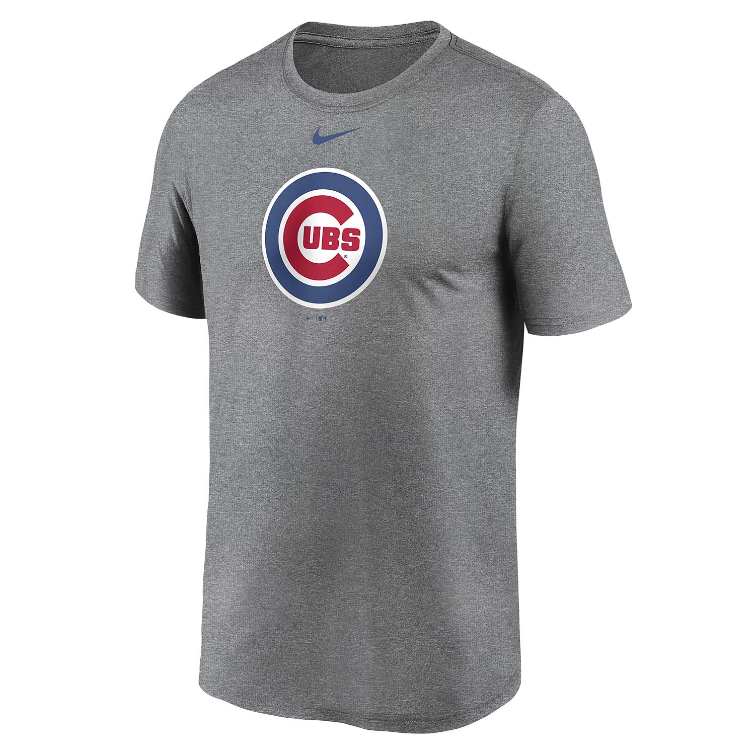 Men's Nike Heather Charcoal Chicago Cubs New Legend Logo T-Shirt Size: Small
