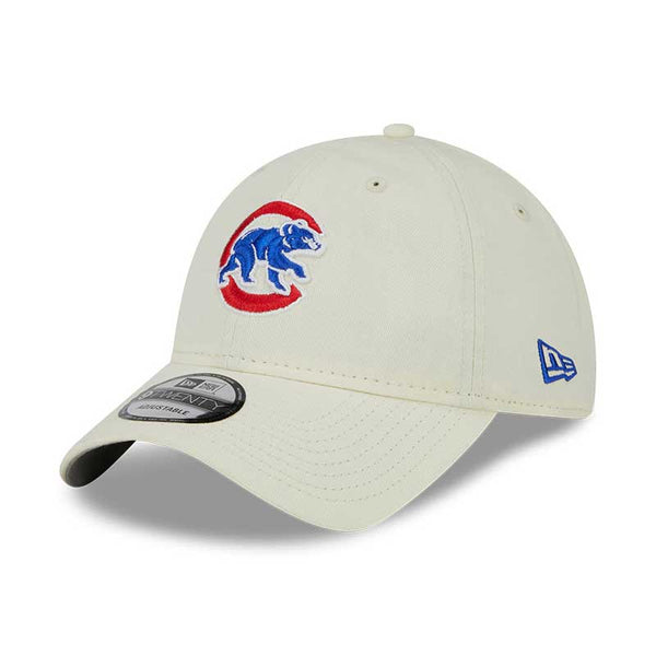Chicago Cubs Cream Walking Bear Core Classic 9TWENTY Adjustable Cap