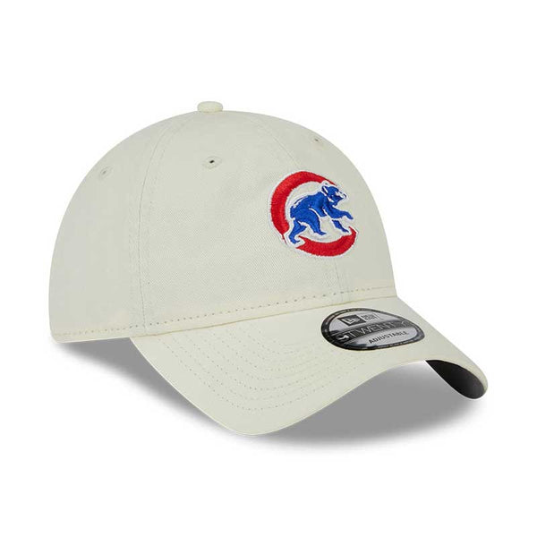 Chicago Cubs Cream Walking Bear Core Classic 9TWENTY Adjustable Cap