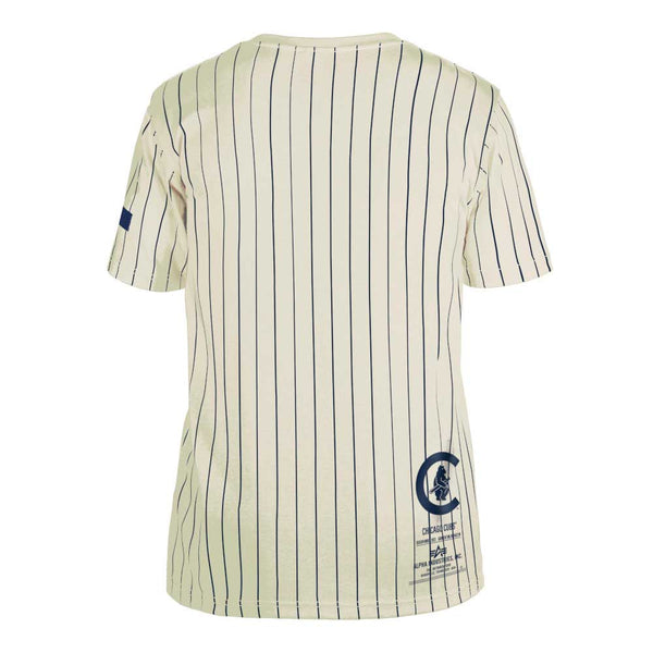 Chicago Cubs Alpha Industries 1914 Pinstripe T-Shirt