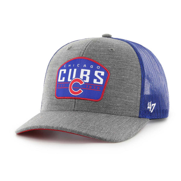 Chicago Cubs Charcoal Slate Trucker Cap