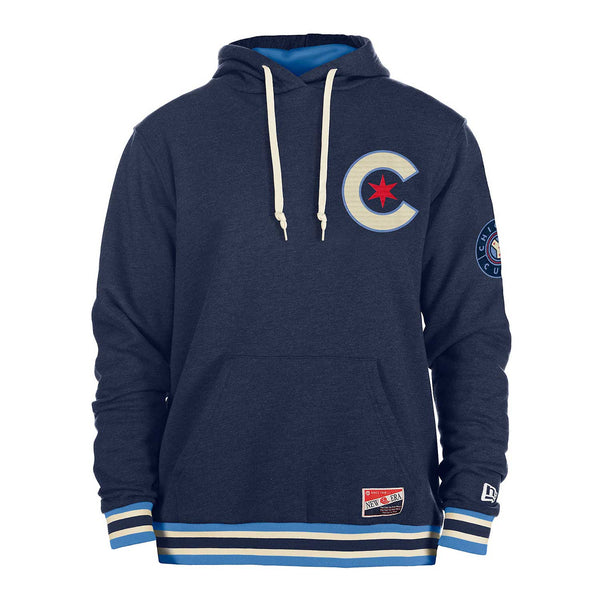 Chicago Cubs City Connect Bi-Blend Hooded Sweatshirt Medium