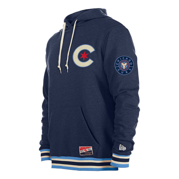 Chicago Cubs City Connect Bi-Blend Hooded Sweatshirt Medium