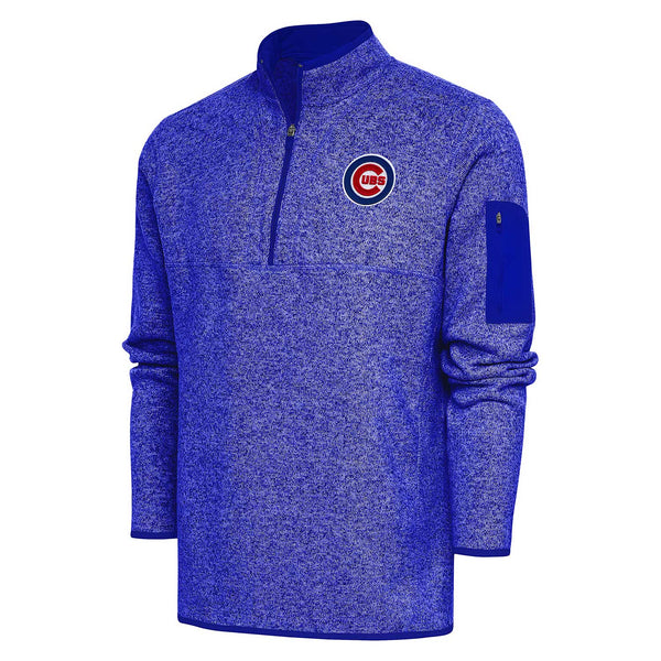 Chicago Cubs Royal Bullseye Fortune 1/4-Zip Jacket