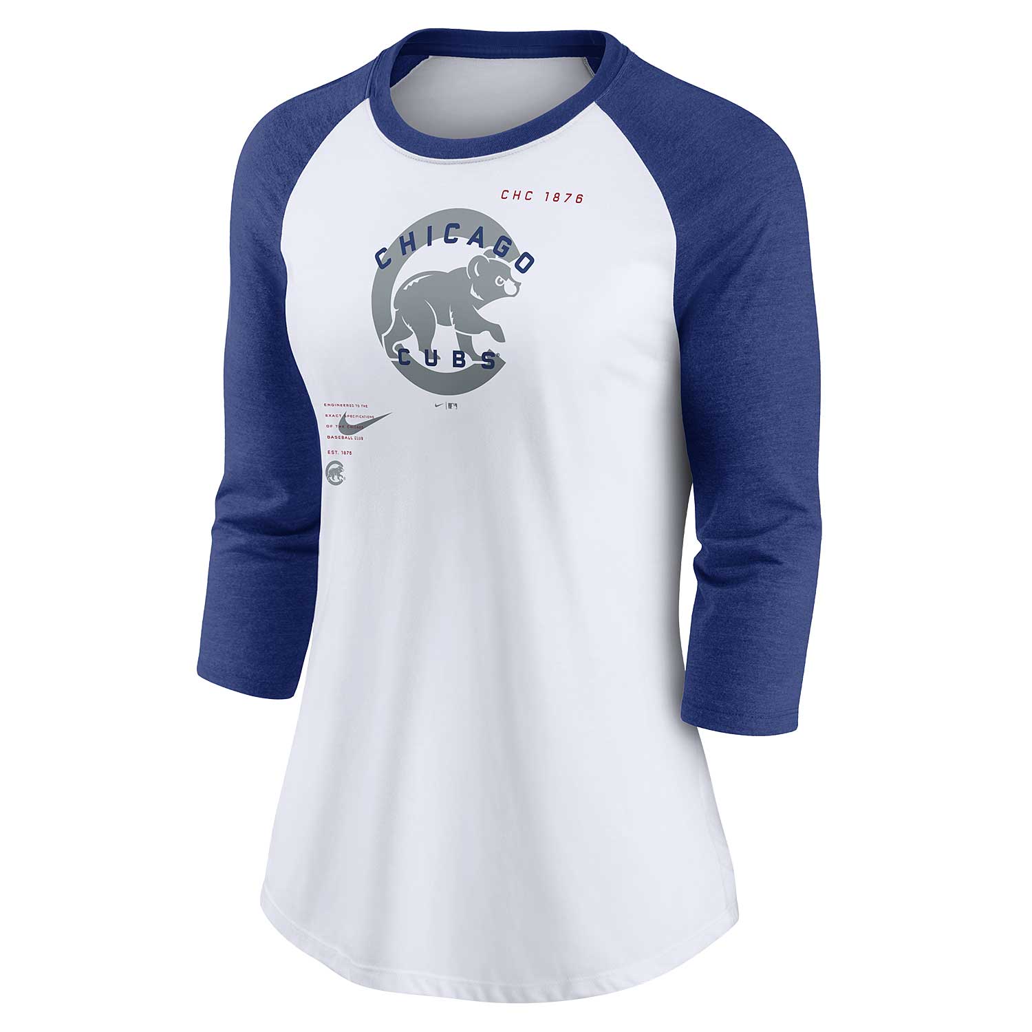 47 Women's Chicago Cubs In Stereo Frankie Graphic T-shirt 47 Women's Chicago Cubs In Stereo Frankie Graphic T-shirt