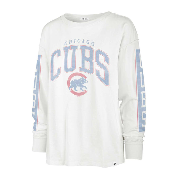 Chicago Cubs Ladies Sandstone Statement Long Sleeve T-Shirt