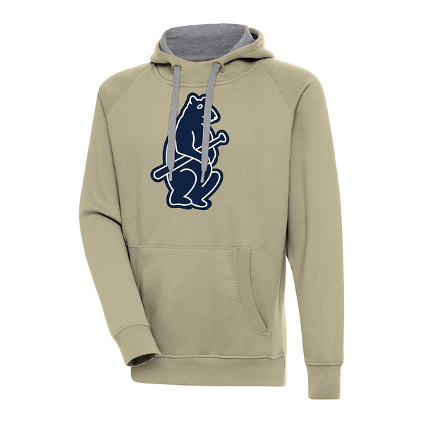 Chicago Cubs 1914 Khaki Victory Pullover Hooded Sweatshirt