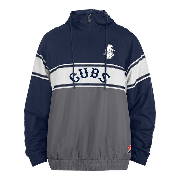 Chicago Cubs 1914 Tri-Color Hooded Windbreaker