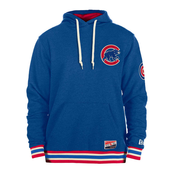 Chicago Cubs Walking Bear Bi-Blend Established Hooded Sweatshirt