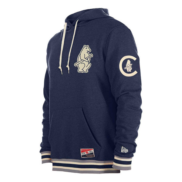 Chicago Cubs 1914 Bear Bi-Blend Established Hooded Sweatshirt