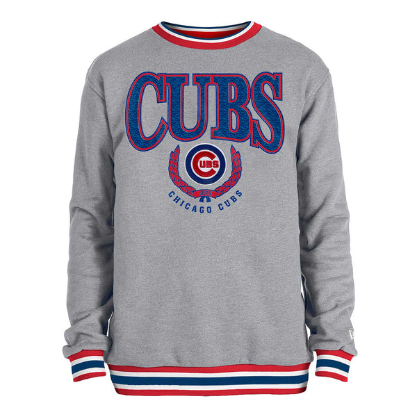 New Era Cap Chicago Cubs Bullseye Team Crest Crew Sweatshirt Small