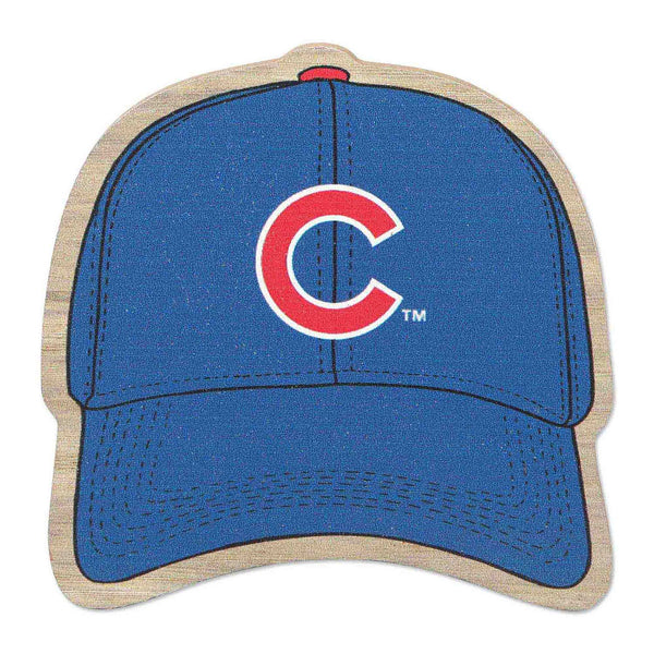 Chicago Cubs Wooden Cap Magnet