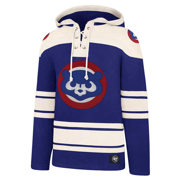 47 Chicago Cubs Royal 1984 Lacer Hooded Sweatshirt Small