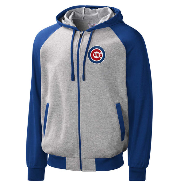 Chicago Cubs Bullseye Full-Zip Hooded Sweatshirt