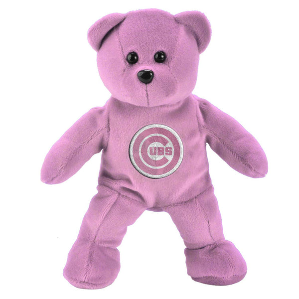 Chicago Cubs 8" Pink Plush Bear