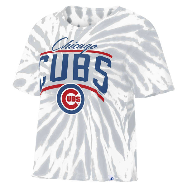 Chicago Cubs Ladies Starter Tie Dye Zone Blitz T-Shirt