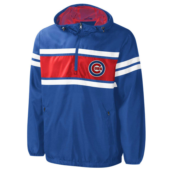Chicago Cubs Game Score 1/4-Zip Pullover Jacket
