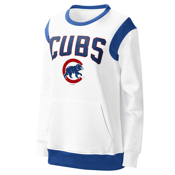 Chicago Cubs Ladies Jump Shot Crew Sweatshirt